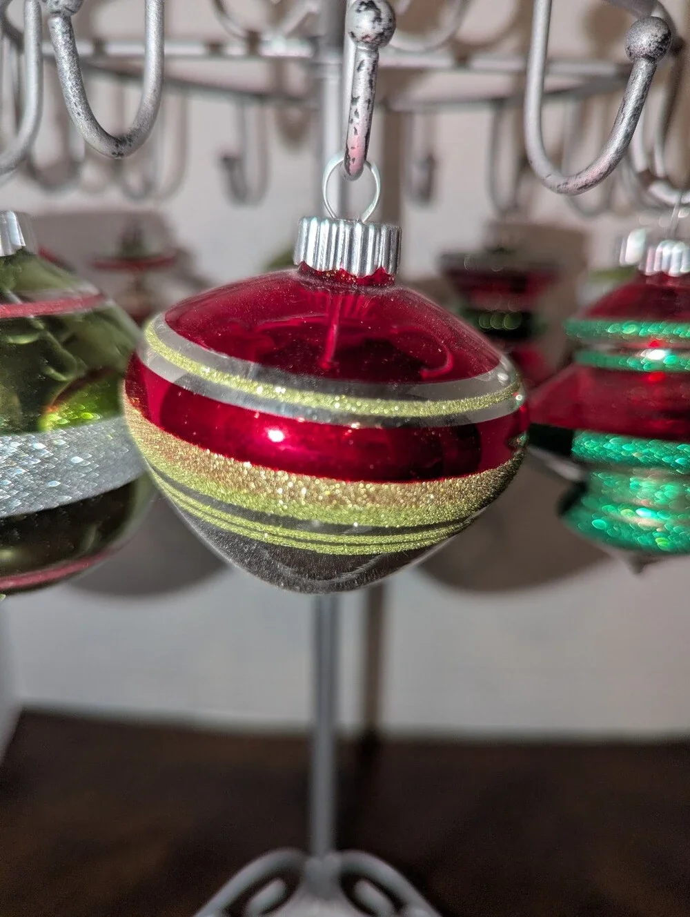 Vintage-Style Shiny Brite Christopher Radko Ornament Set